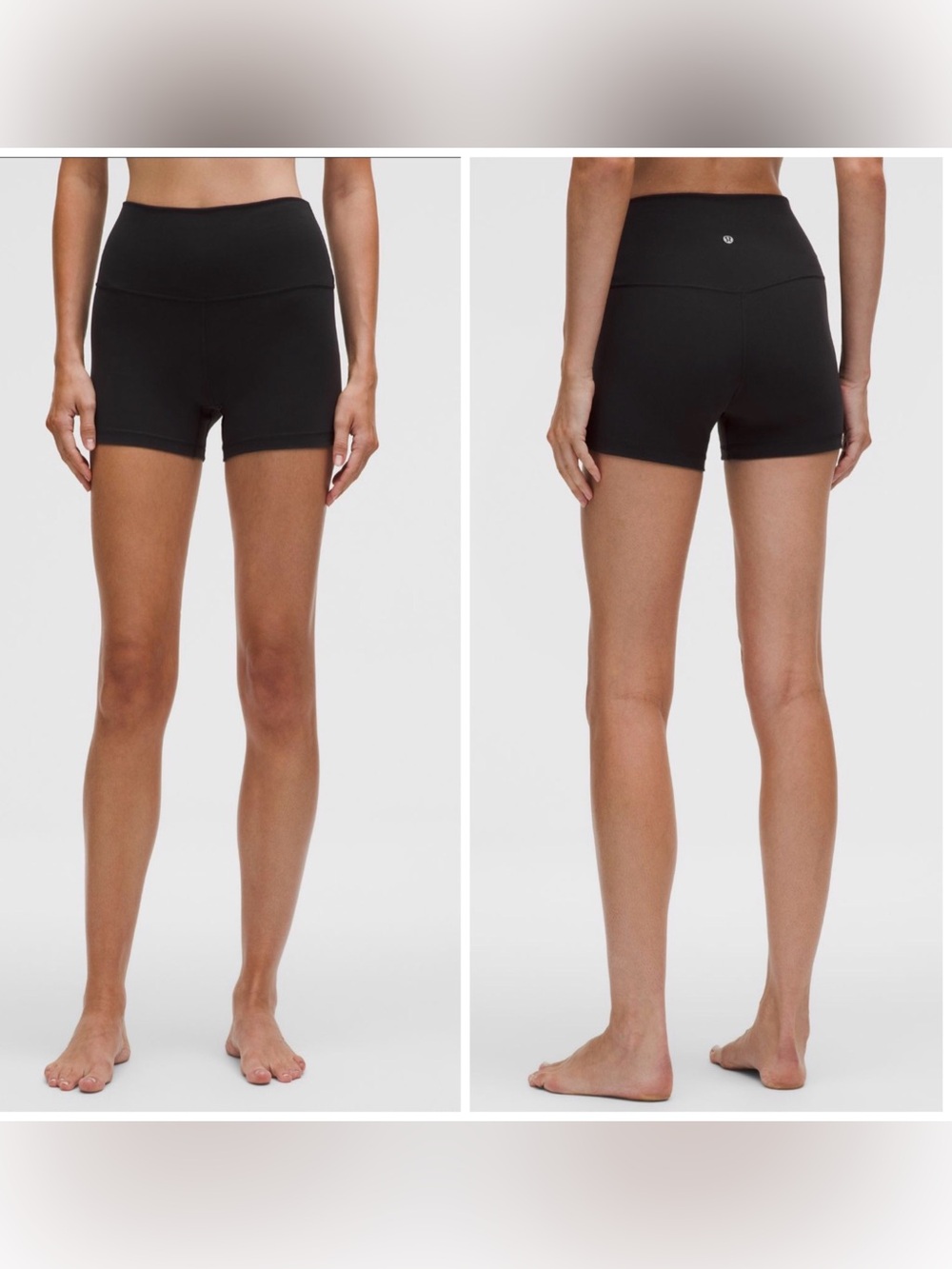 Lululemon Align High-Rise Shorts 4” Black Size 4